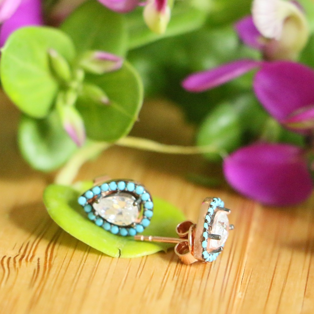 925 Sterling Silver nano turquoise - Picture 7 of 8
